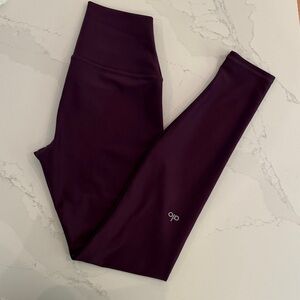 ALO Yoga Burgundy (Deep Purple) Leggings - Like New